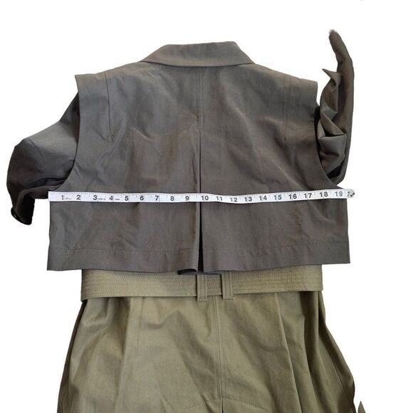 Ted Baker Edennn Colour Blocked Cotton Mac Size 2 NWT - Picture 14 of 16